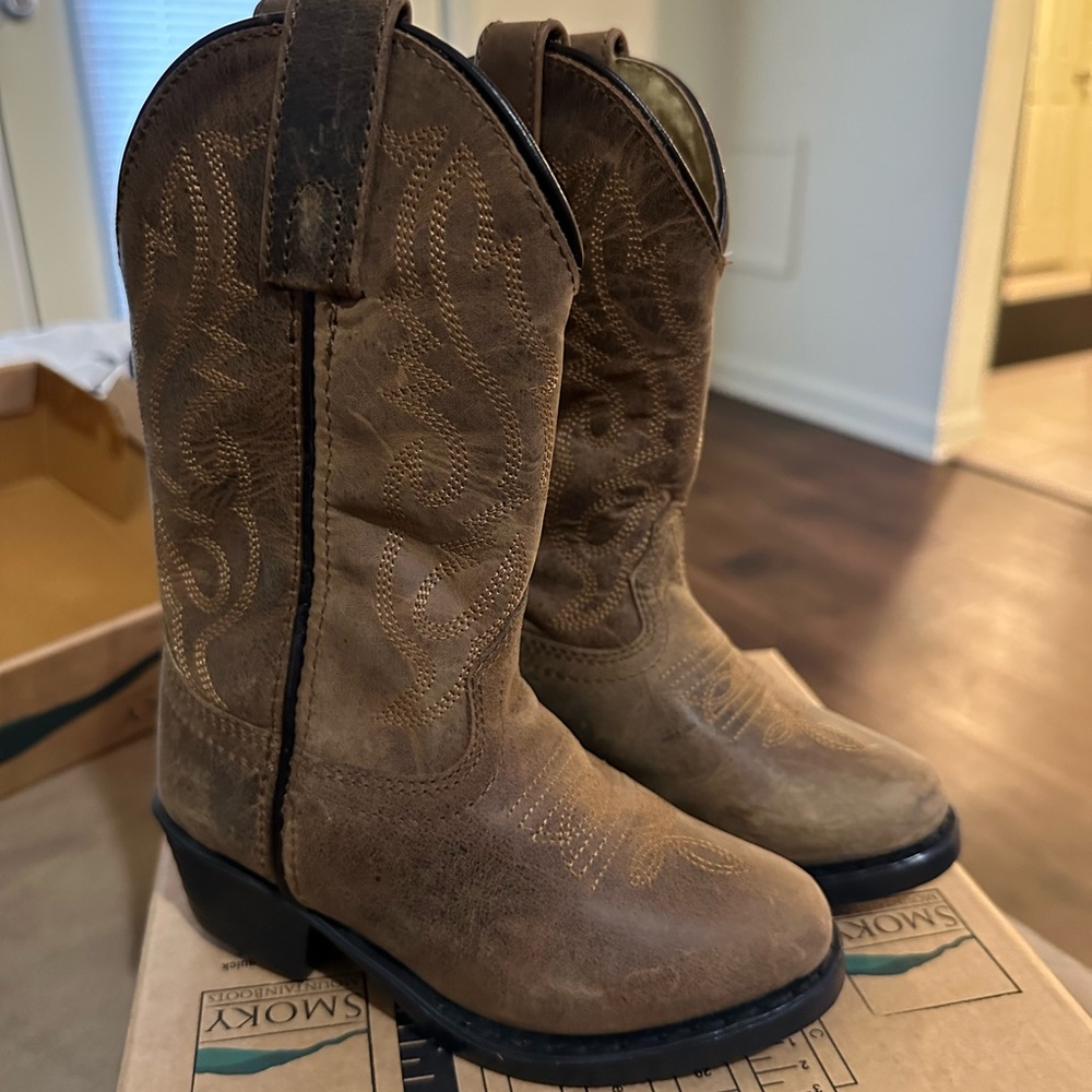 Smoky Mountain Boots Unisex-Child Boys Girls Denver Western Boots Size 9 Kids